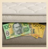 Frozen bank accounts and cash under the mattress to pay for your funeral?
